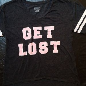 Dark grey short sleeved T-shirt size LG(11-13)